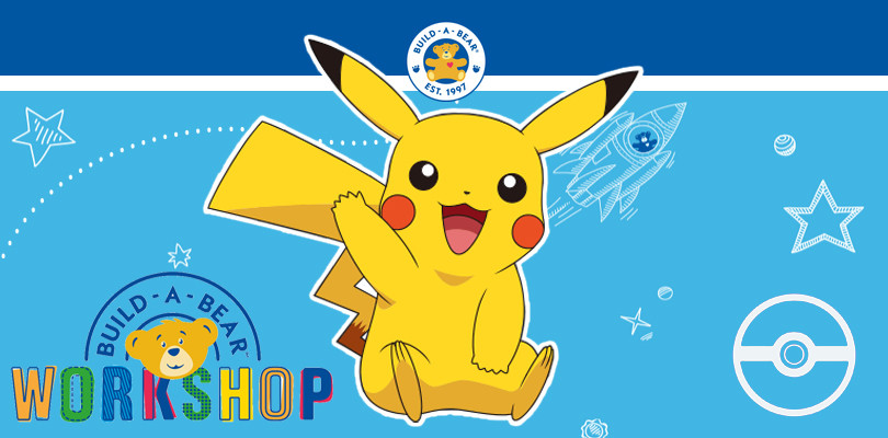 build a bear workshop pikachu card