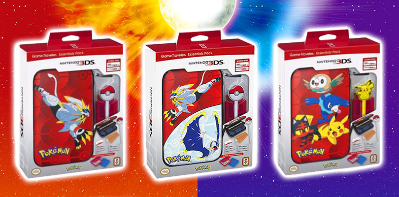 Disponibili su Amazon.com i “Game Traveler Essentials Packs” incentrati su Pokémon Sole e Luna!