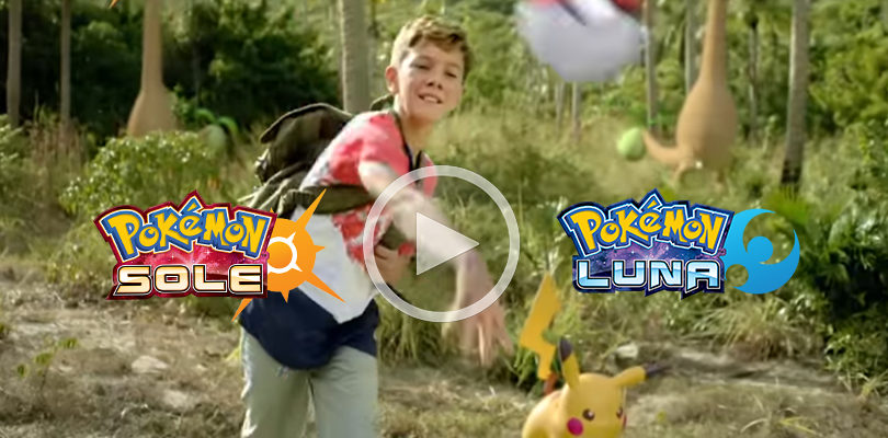 Ecco tre nuovi spot televisivi italiani dedicati a Pokémon Sole e Luna!