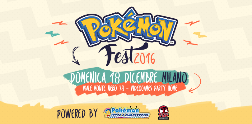 Il grande Pokémon Fest 2016 ti aspetta a Milano il 18 dicembre!