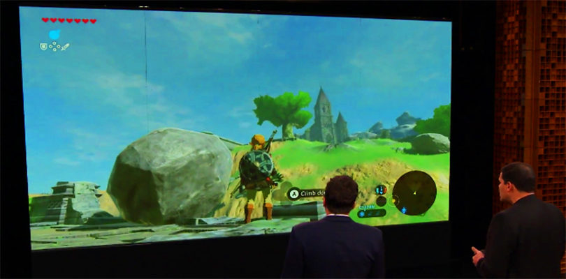 Mostrata Nintendo Switch in azione attraverso il gameplay del nuovo capitolo di Zelda!