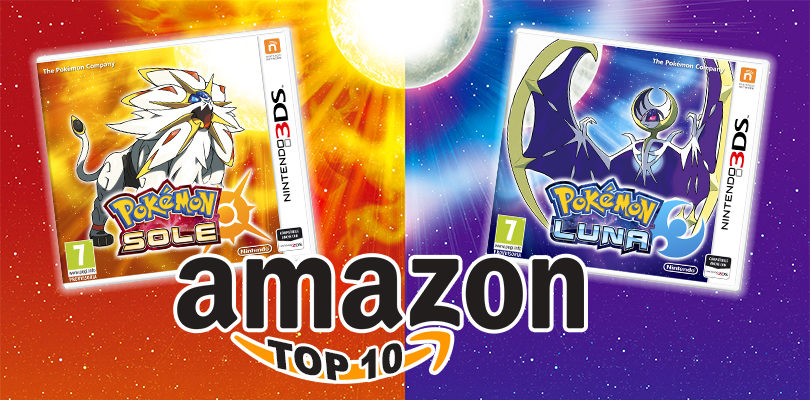 Pokémon Sole e Luna è nella Top Ten dei migliori giochi del 2016 secondo Amazon!