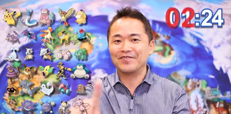 Junichi Masuda cerca di nominare più Pokémon possibili in soli 20 secondi!
