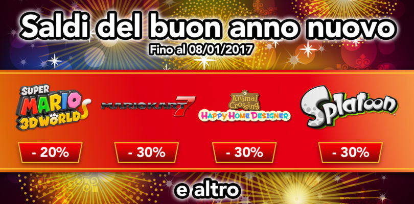 Ecco i saldi dell’anno nuovo sul Nintendo eShop!