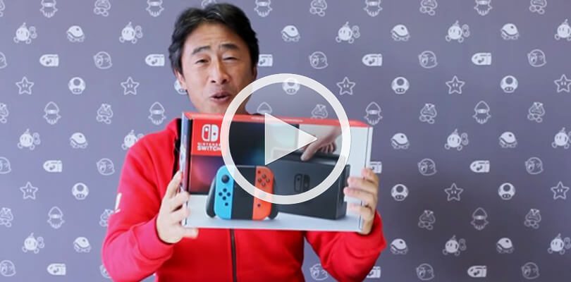 [VIDEO] Ecco l'unboxing ufficiale di Nintendo Switch mostrato da Satoru Shibata