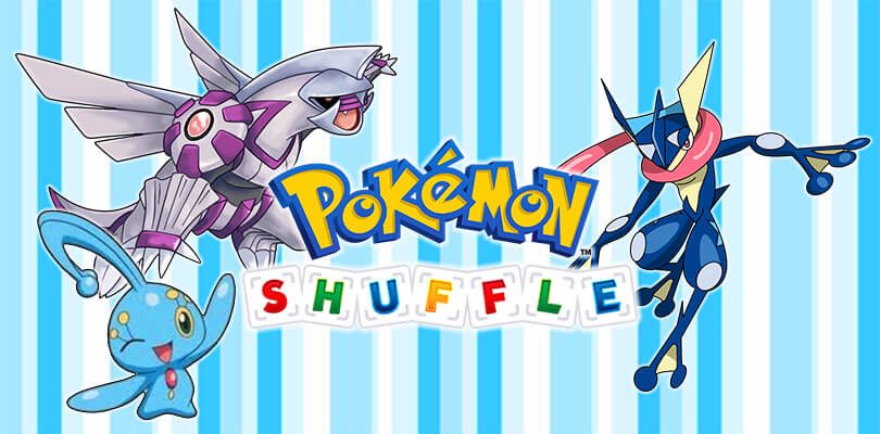 Pokémon Shuffle e Pokémon Shuffle Mobile: arrivano Manaphy Occhiolino, Palkia, Greninja e molto altro