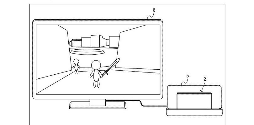 Un brevetto Nintendo mostra il dock di Switch senza pannello anteriore