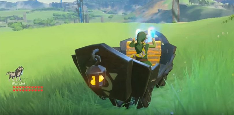 Uno strampalato GO Kart per Link in The Legend of Zelda: Breath of the Wild