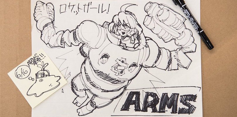 Pubblicati i disegni ufficiali dei personaggi di ARMS