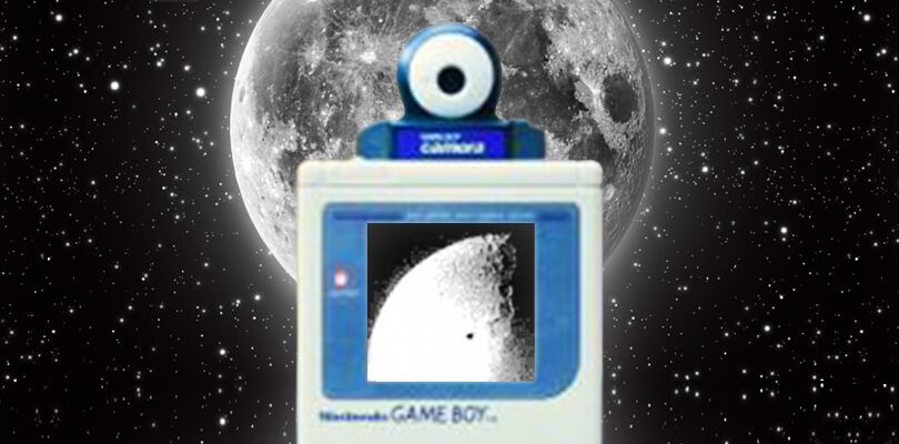 Ecco le immagini della Luna fotografata da una Game Boy Camera