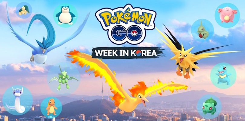 Arriva il primo evento ufficiale di Pokémon GO in Corea del Sud: ecco tutti i dettagli