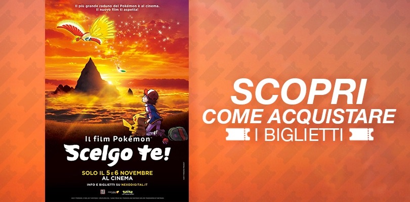 Scopri come acquistare i biglietti per il film Pokémon: Scelgo Te!