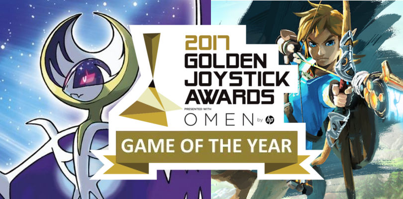 The Legend of Zelda: Breath of the Wild e Pokémon Sole e Luna premiati ai Golden Joystick Awards 2017