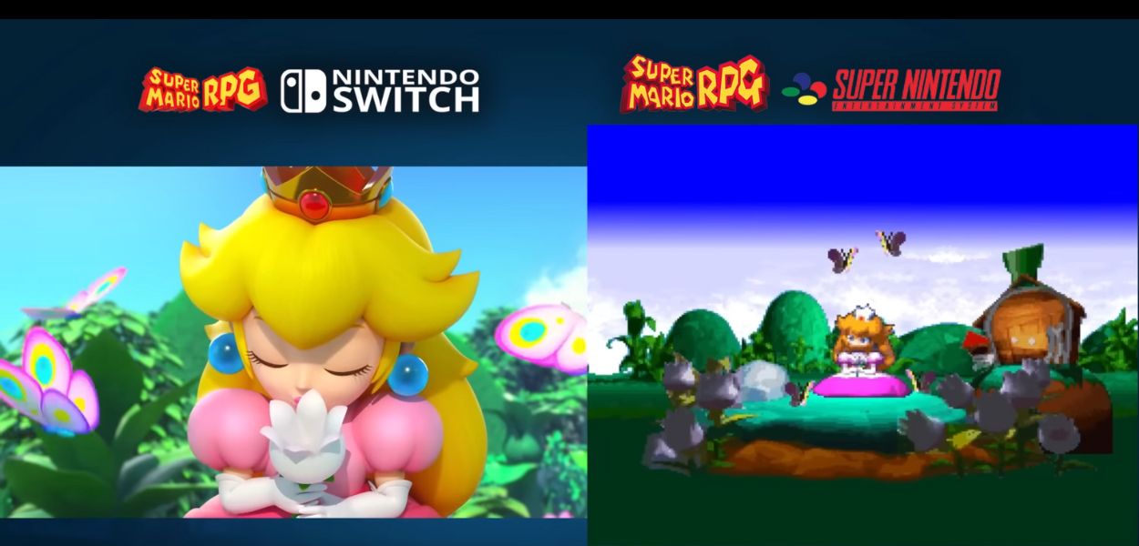 Video Super Mario RPG Graphics Comparison Switch SNES 56 OFF