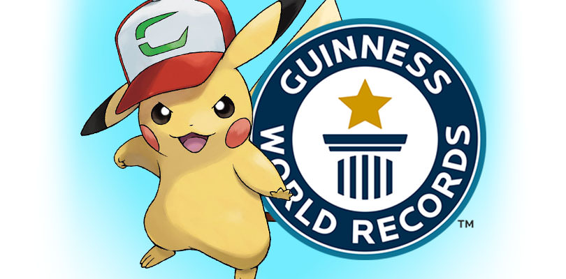 Pikachu stabilisce due Guinness World Record