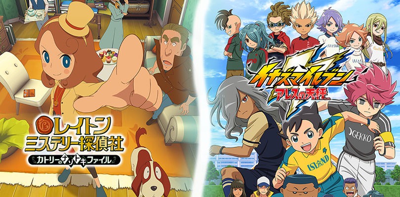 Le serie animate Inazuma Eleven Ares e Layton Mystery Detective Agency debutteranno in Giappone ad aprile