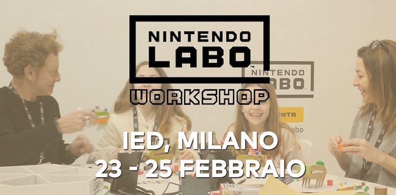 [VIDEO] Nintendo mostra l'esperienza del Nintendo Labo Workshop a Milano