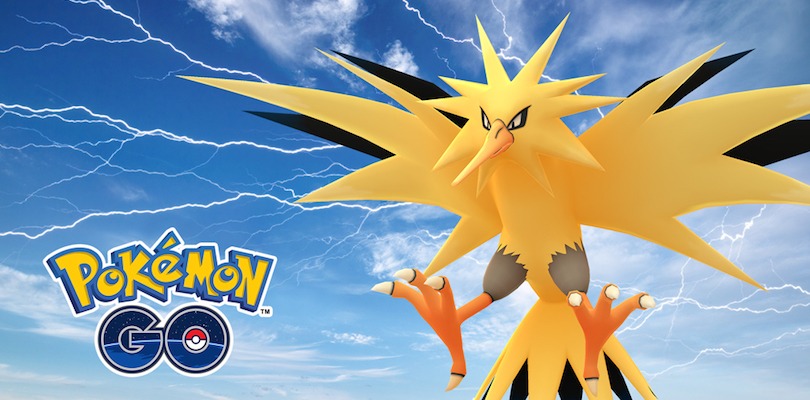 Annunciato lo Zapdos Day in Pokémon GO: sarà disponibile anche cromatico