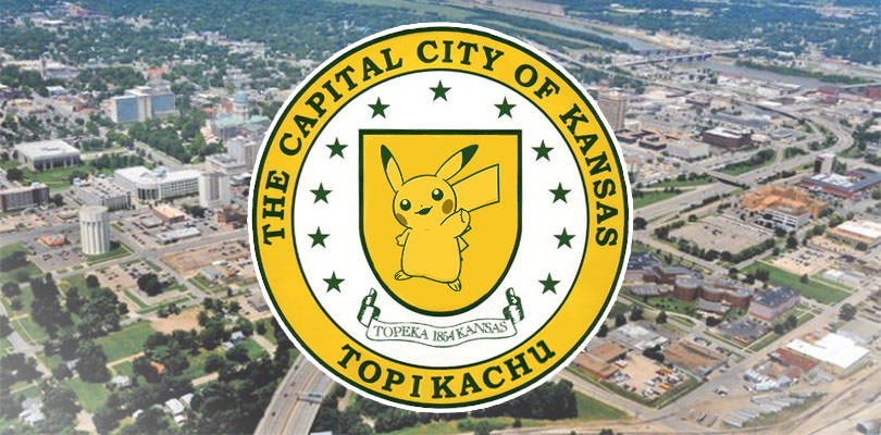 La città di Topeka cambia nome per un giorno e diventa ToPikachu in onore di Let's Go