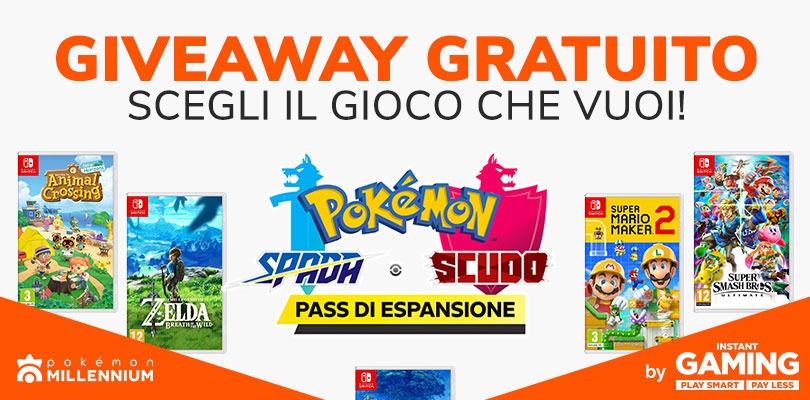 GIVEAWAY SPECIALE: ricevi gratis i DLC di Spada e Scudo, qualsiasi videogioco e abbonamento!