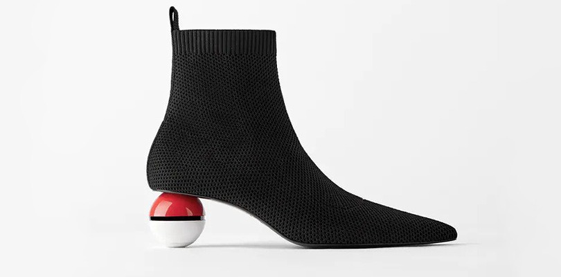 ZARA propone gli stivaletti con tacco Poké Ball