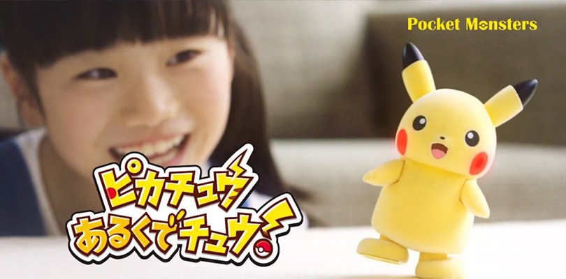 Takara Tomy svela il giocattolo di Pikachu in grado di camminare