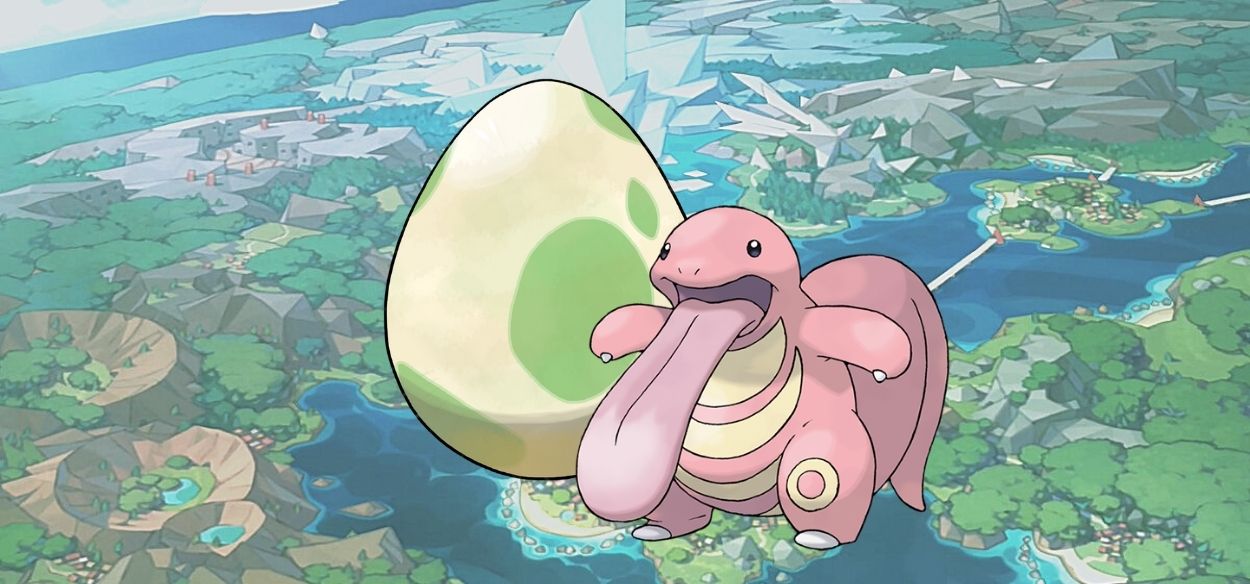 Lickitung viene alla luce nelle Uova Pokémon di Pasio