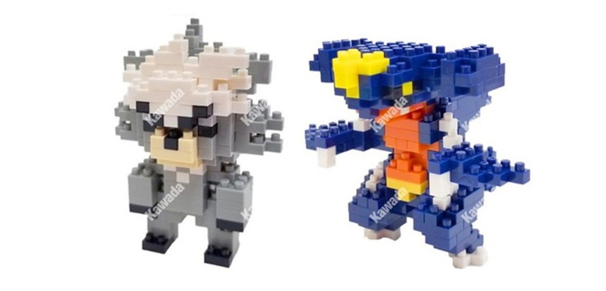 Kubfu e Garchomp sono i nuovi protagonisti dei Nanoblock