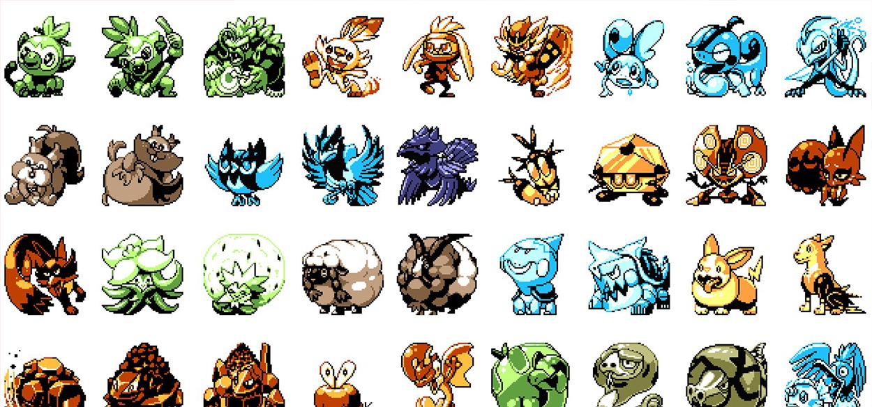 Pixel Artist Ridisegna Gli Sprite Dei Pokémon Di Galar In Stile Game ...