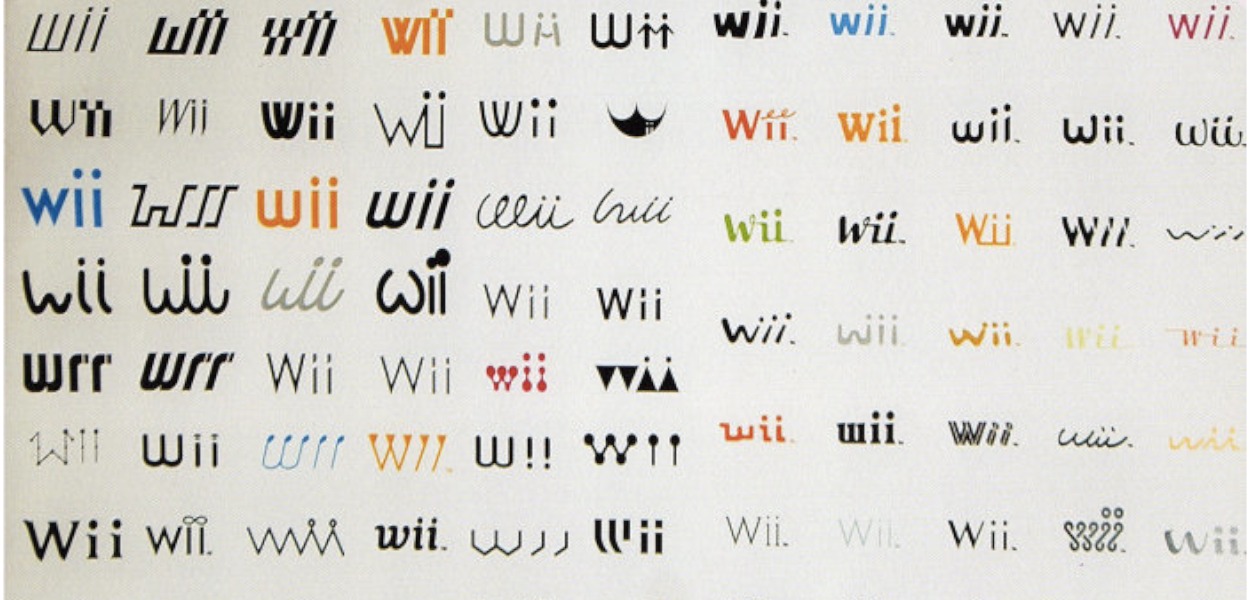 Mostrati i bozzetti del logo di Wii