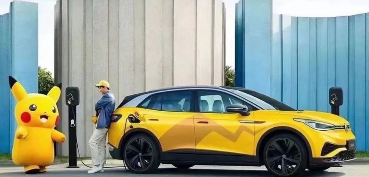 Volkswagen lancia un'auto elettrica Pokémon ispirata a Pikachu