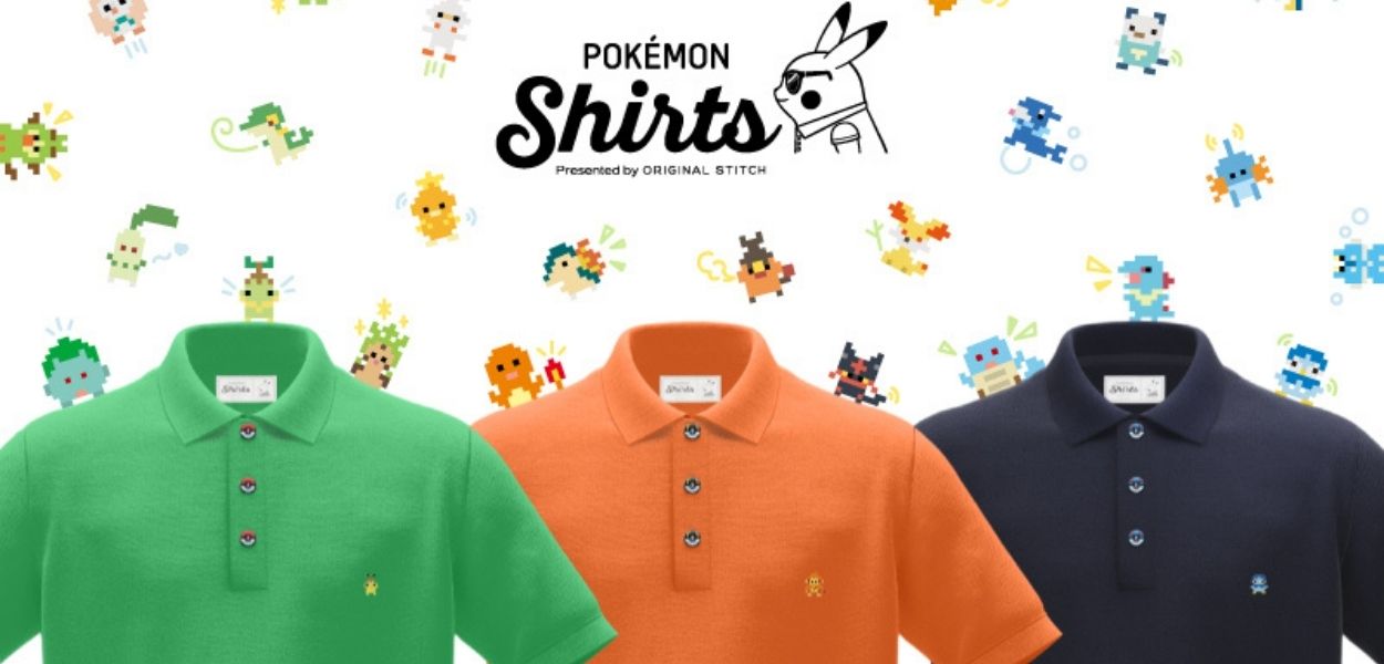 Pokémon Shirts: svelati 21 nuovi design per le polo