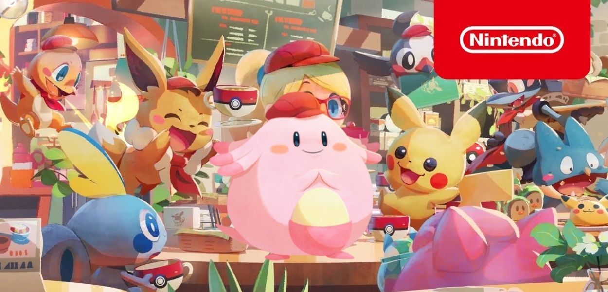 Chansey torna a visitare il bar di Pokémon Café Mix