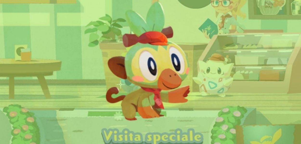 Grookey torna per un periodo limitato in Pokémon Café Mix