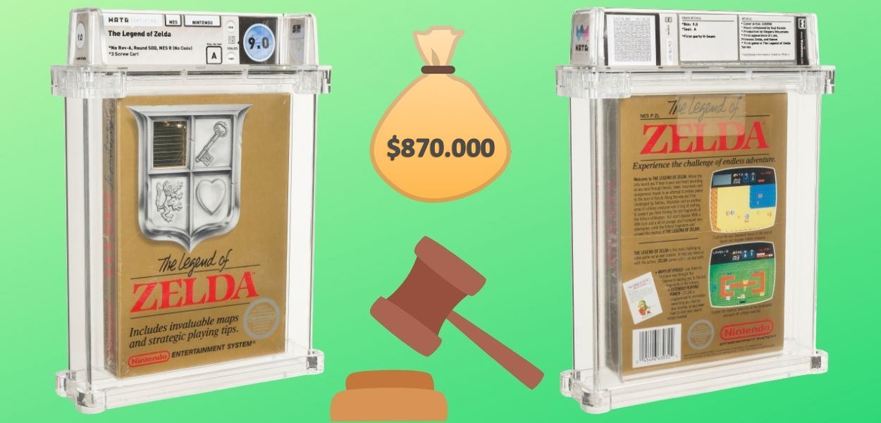 La copia sigillata di The Legend of Zelda è stata venduta all'asta a 870.000 dollari