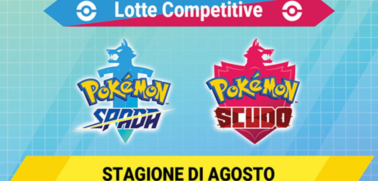 La Stagione delle Lotte Competitive di agosto ha inizio in Pokémon Spada e Scudo