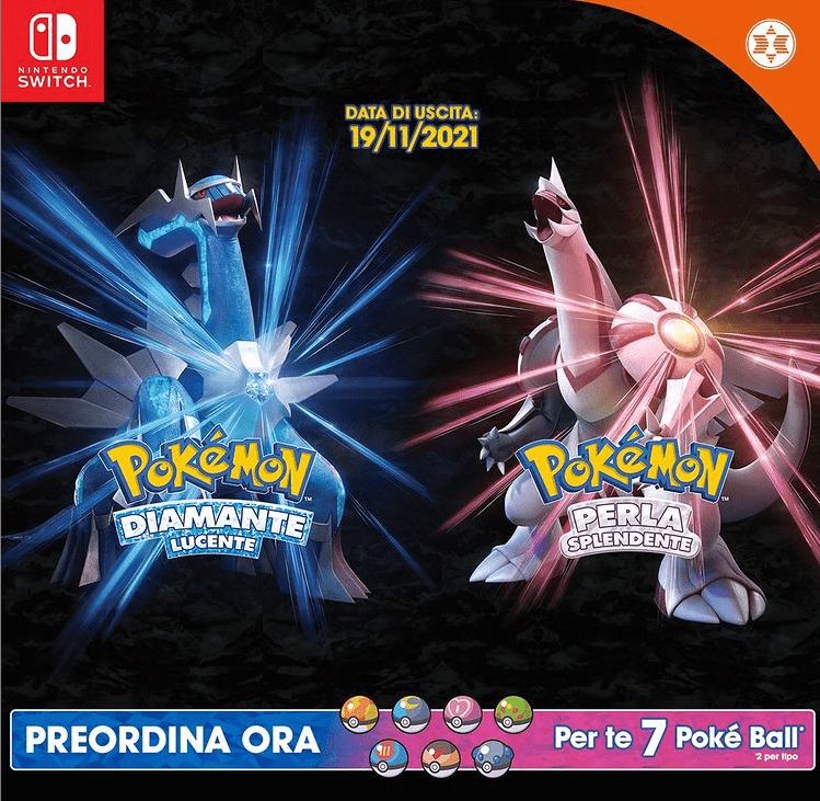 Svelato il bonus del preordine dei remake di Diamante e Perla su Expert e  GameStop - Pokémon Millennium