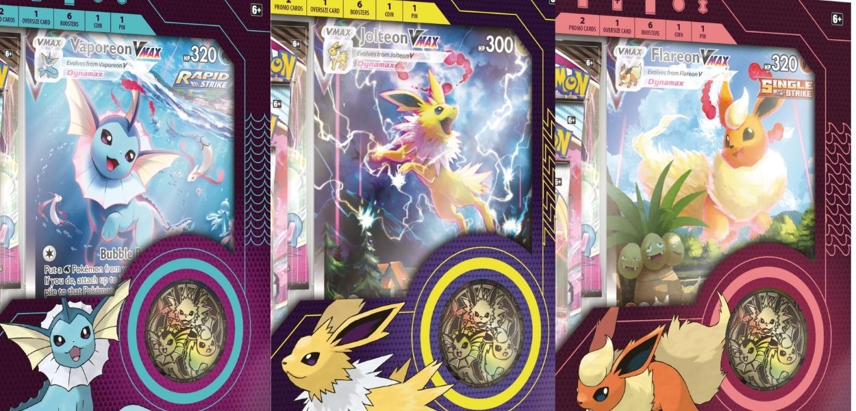 Le eeveeluzioni arrivano nelle Premium Collection del GCC Pokémon