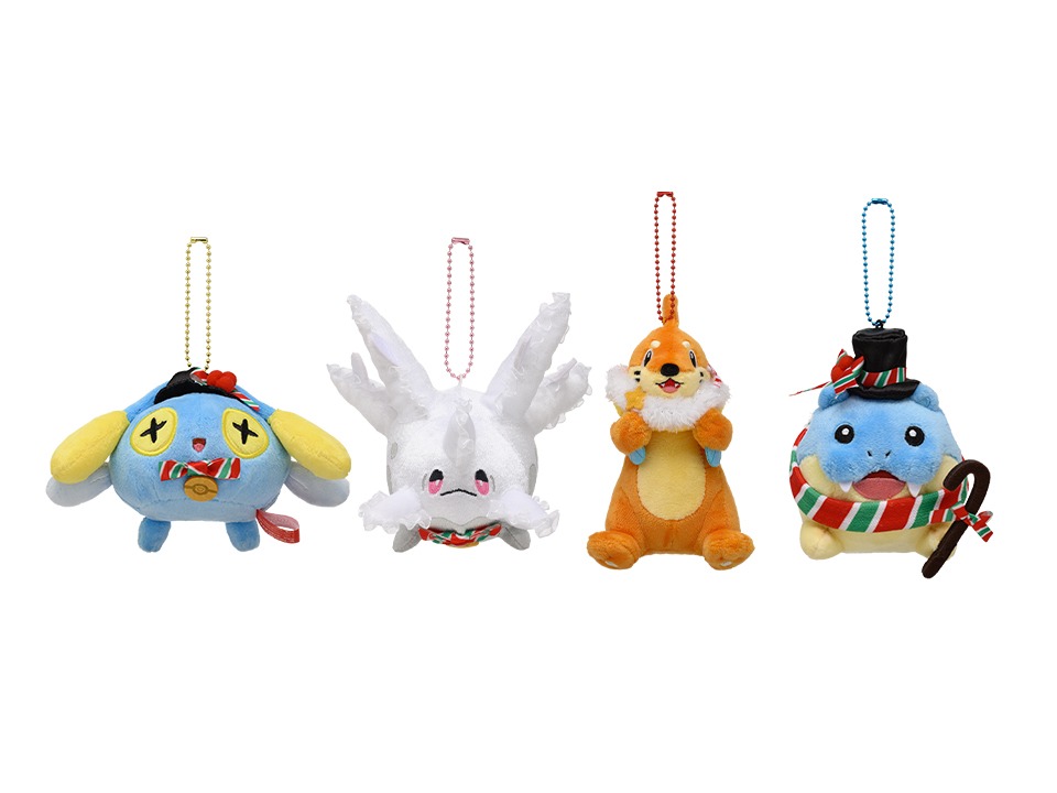 Mostrata la nuova collezione natalizia di gadget e peluche Pokémon