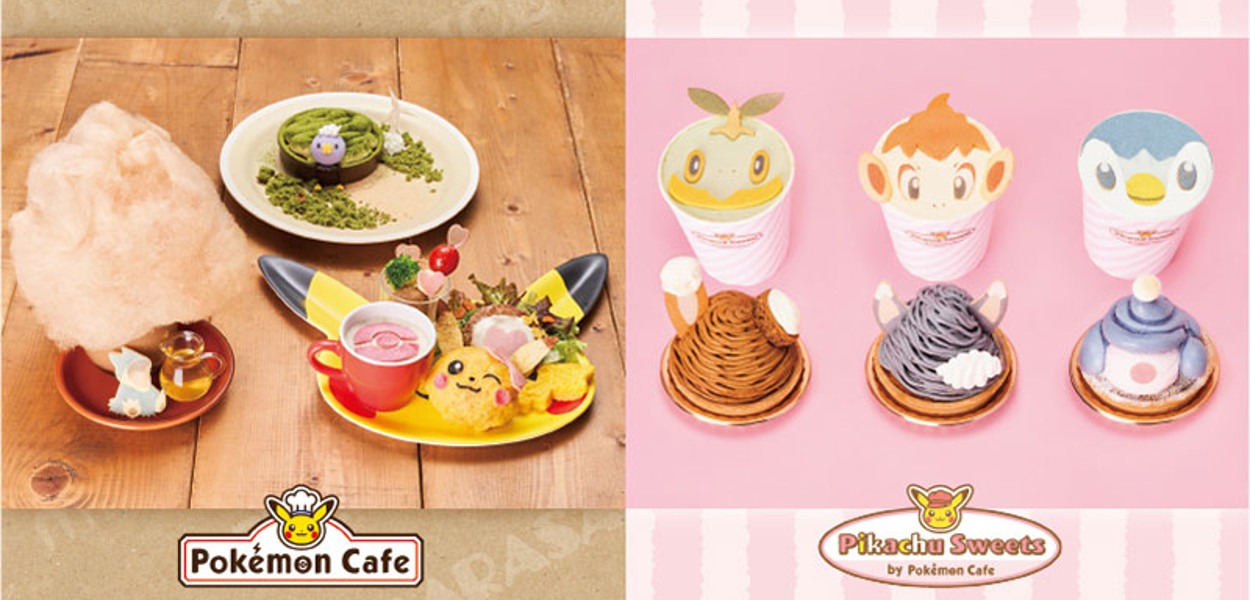 Il Pokémon Cafe giapponese riapre con il menù dedicato a Sinnoh