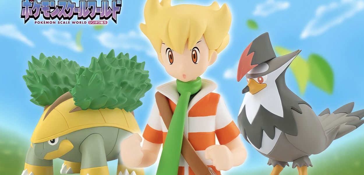 Barry e i suoi Pokémon sono i protagonisti di una nuova statuetta