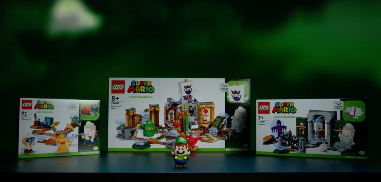 Nintendo svela i set LEGO Super Mario di Luigi's Mansion