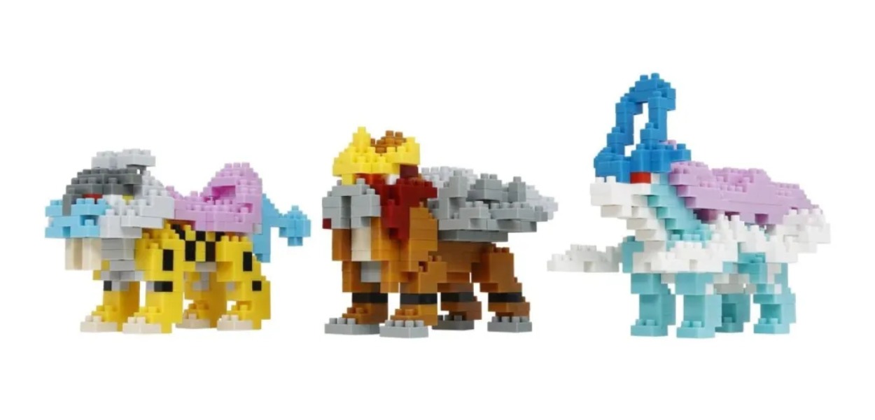 Nanoblock rilascerà presto le Bestie Leggendarie