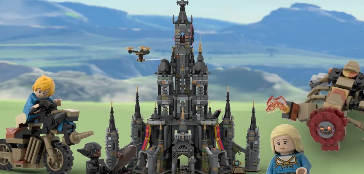 Un fan ha costruito il castello di Zelda: Breath of The Wild in LEGO