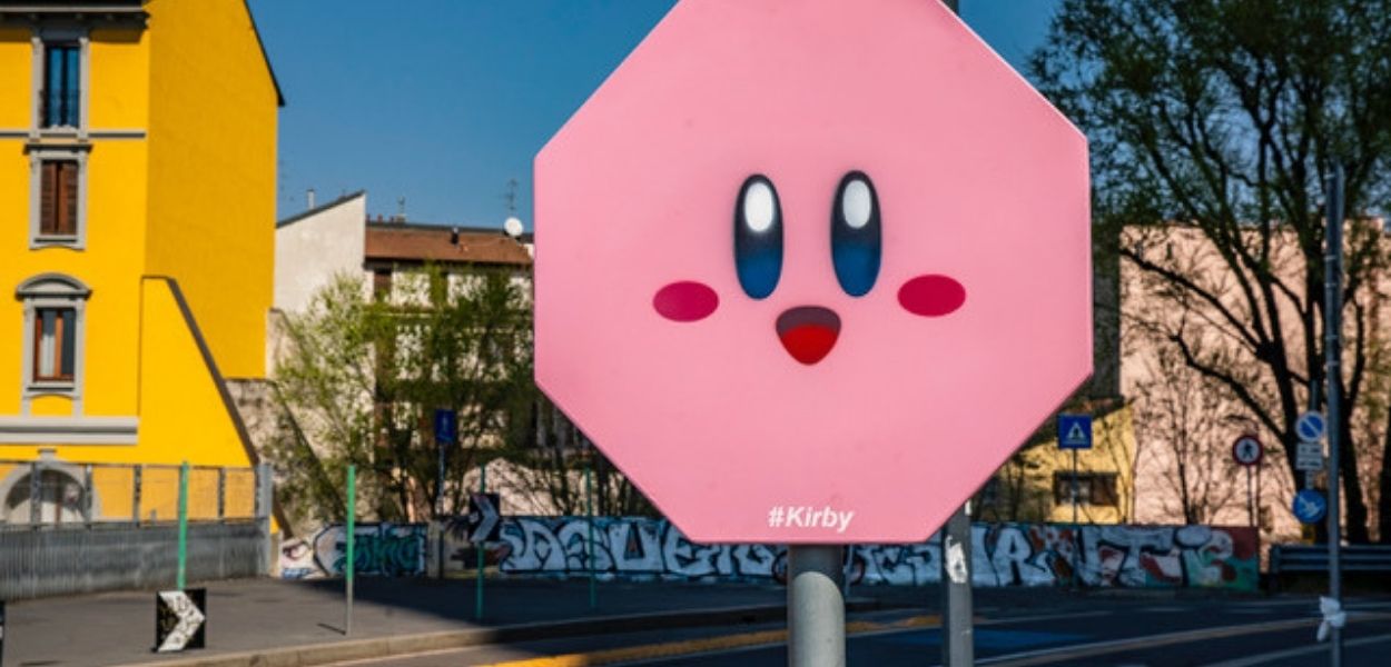 Kirby e la sua boccomorfosi invadono Milano con l'aiuto del noto artista Pao