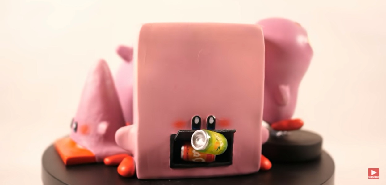 Uno YouTuber ha ricreato Kirby e la Boccomorfosi con dell'argilla