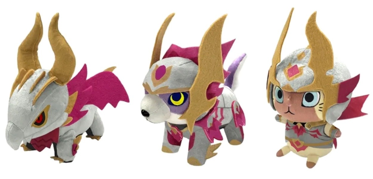 Annunciata in Giappone una linea di peluche dedicata a Monster Hunter Rise: Sunbreak