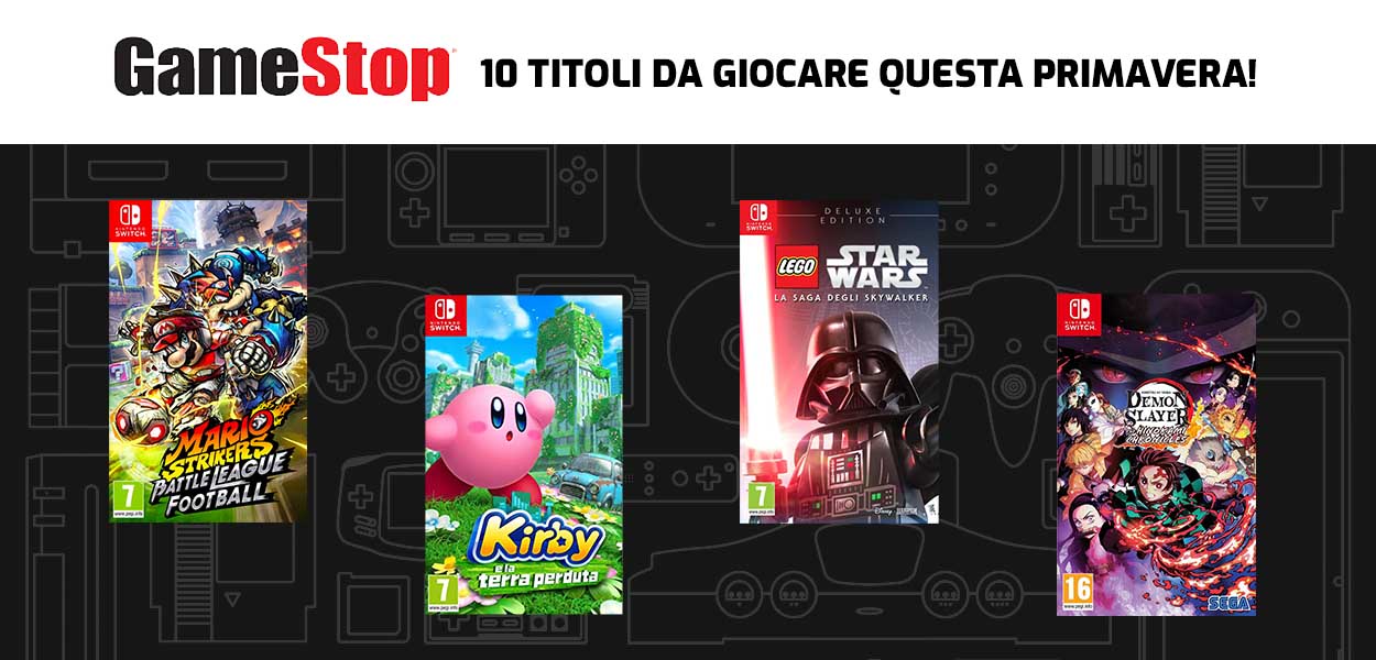 10 titoli Nintendo da giocare questa primavera disponibili da GameStop