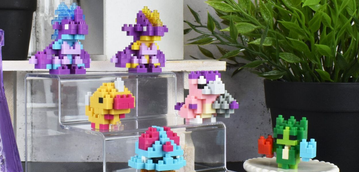 I Pokémon di tipo Veleno invadono il mondo dei Nanoblock