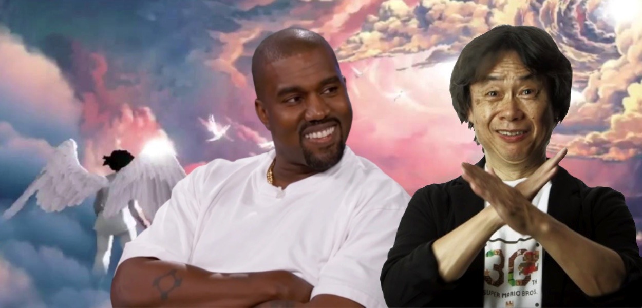 Kanye West voleva creare un gioco con Nintendo: la reazione di Miyamoto